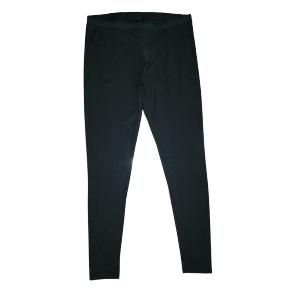 32 Degrees Heat Base Layer Leggings Pants Womens Size L‎ Large Solid Black NWT
